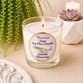 Cleansing - Selenite with Sage Soy Wax Tealight Candle