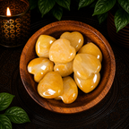 3cm Gemstone Heart - Yellow Aventurine