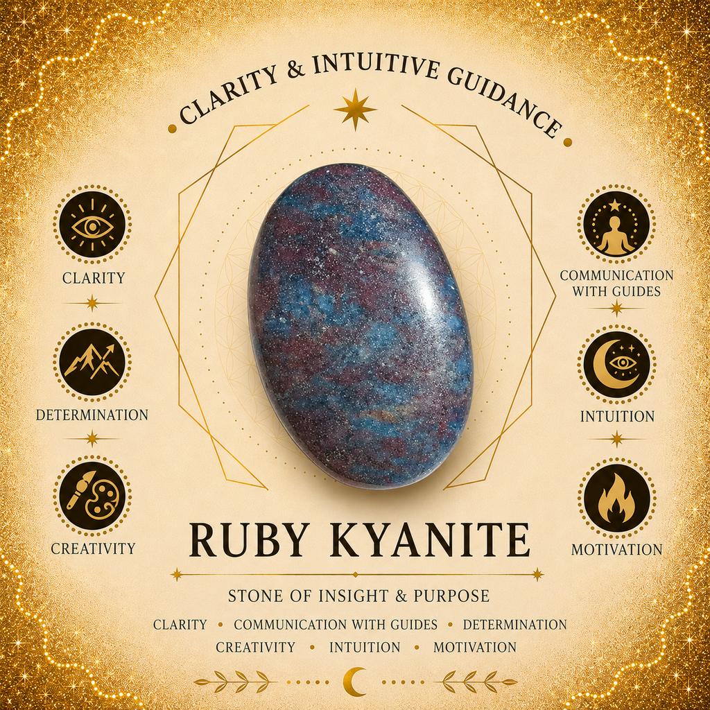 8mm Ruby Kyanite Gemstone Bracelet