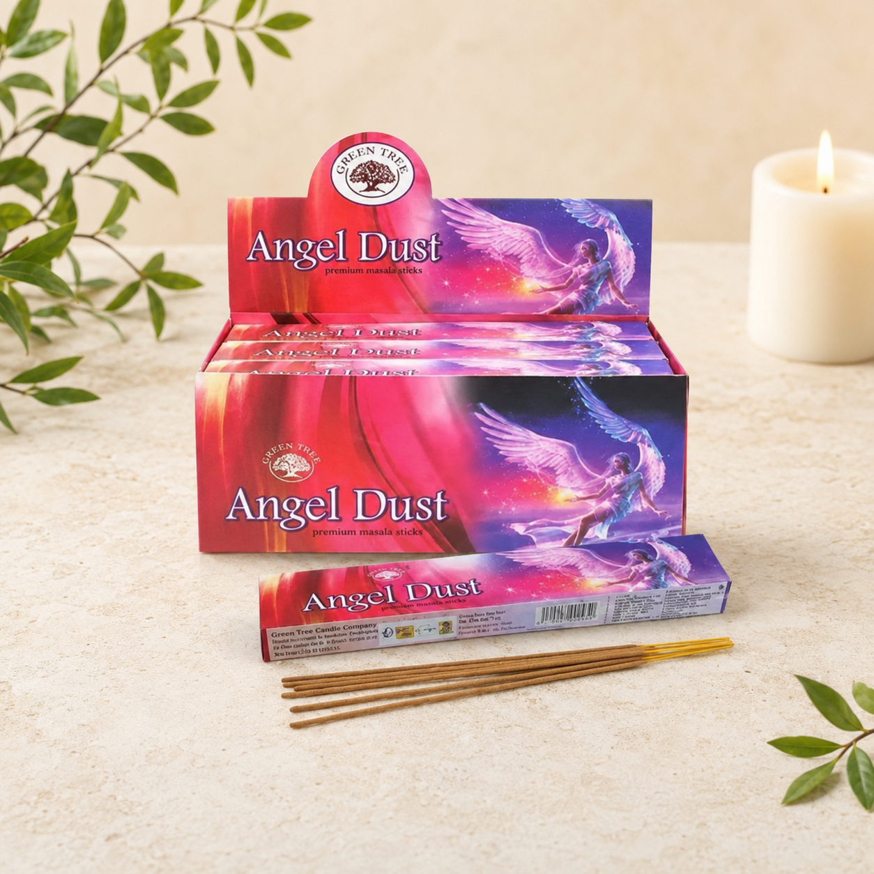 Angel Dust Green Tree 15g Incense Sticks