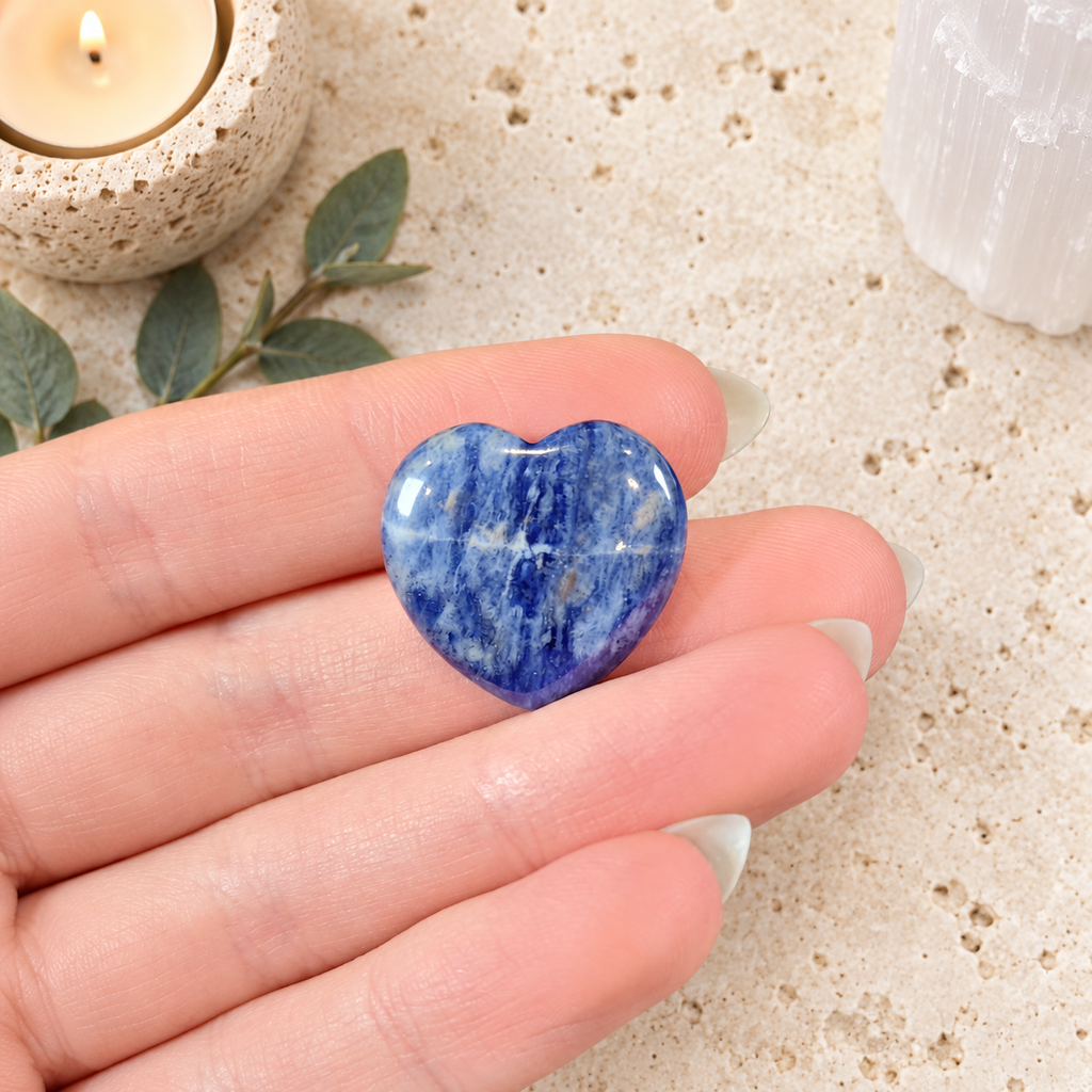 Sodalite 2cm Gemstone Heart