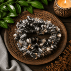 Silver Sheen Obsidian Gemstone Chip Bracelet