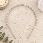 Rose Quartz Gemstone Headband