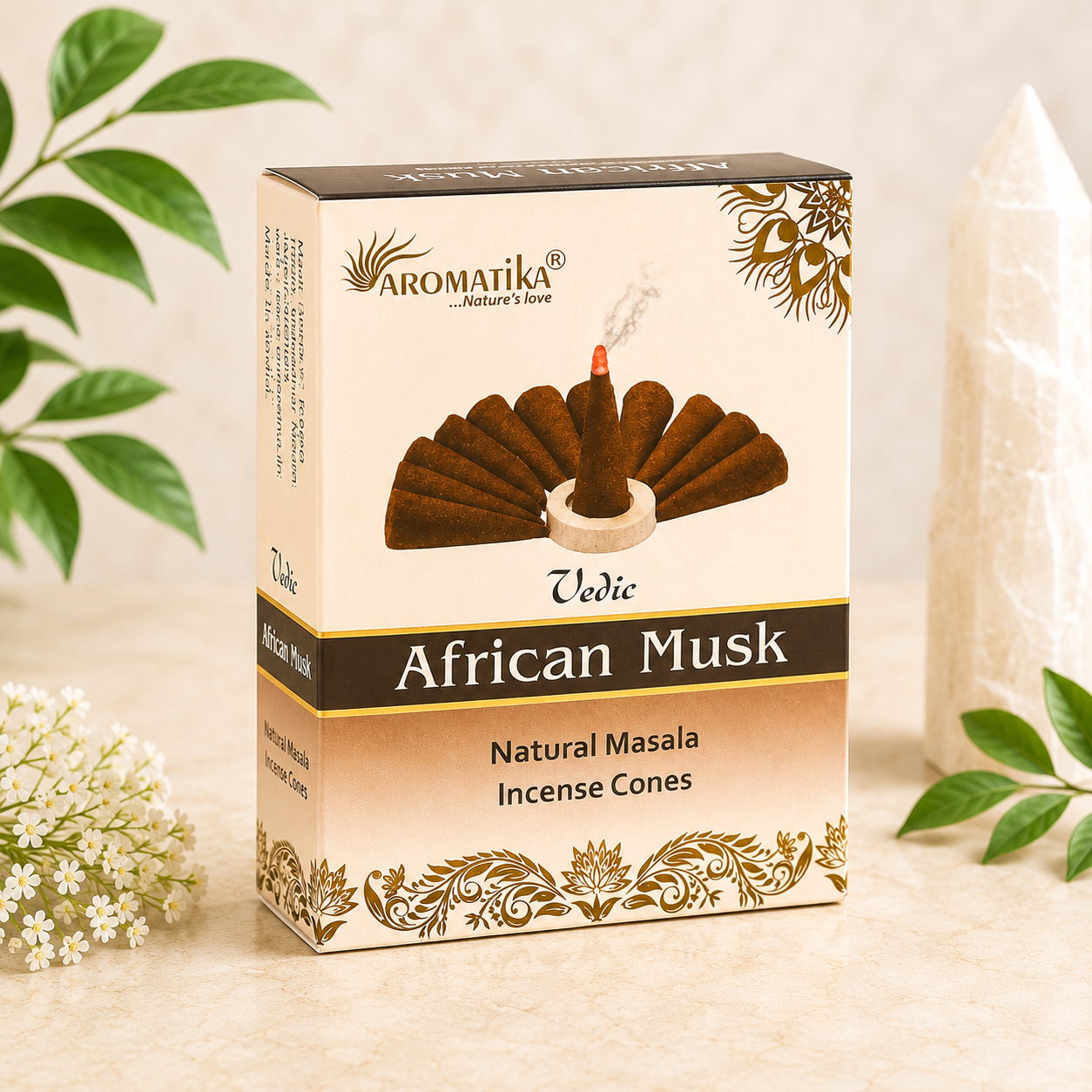 Aromatika Dhoop Incense Cones - African Musk