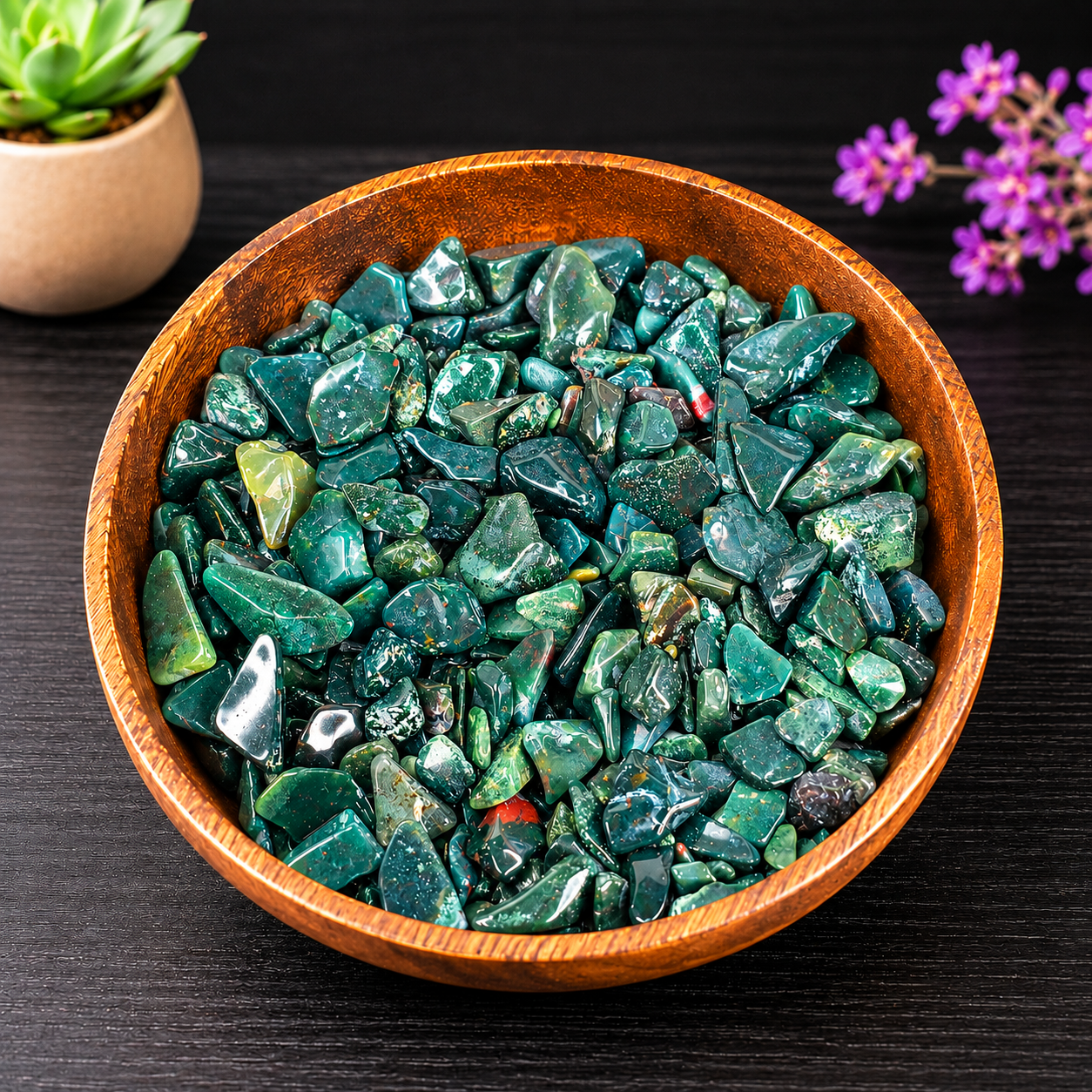 Gemstone Chips 100g - Bloodstone
