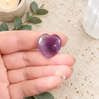 Amethyst 2cm Gemstone Heart