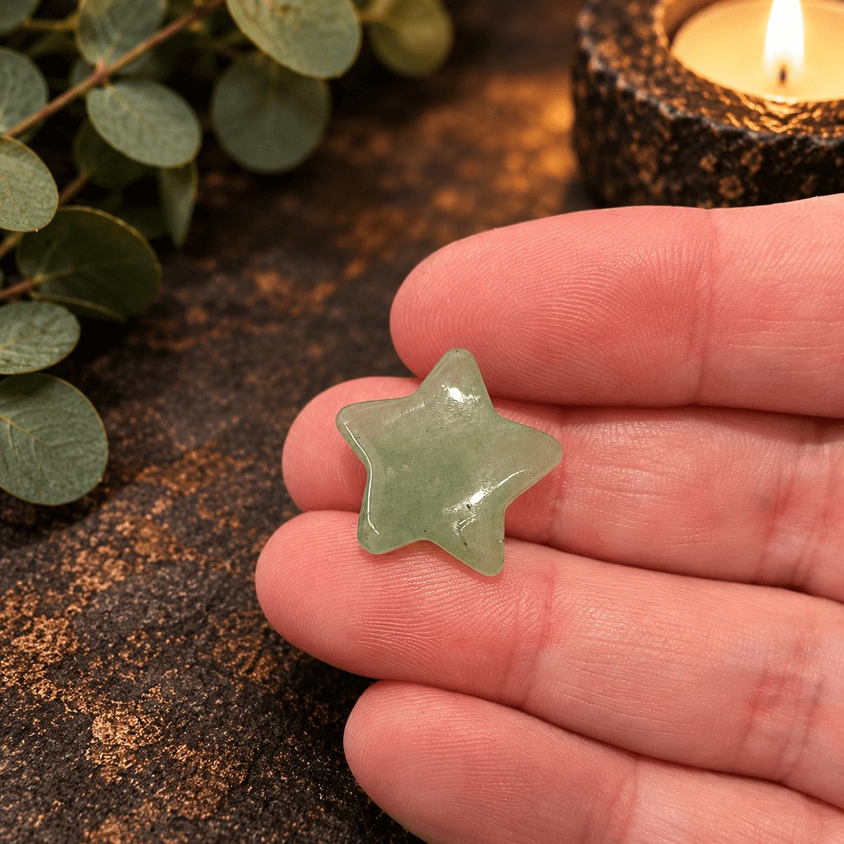 Aventurine 2cm Gemstone Star