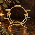 Gold Metal Butterfly Sphere Stand