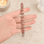 Strawberry Quartz Gemstone Headband