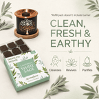 California White Sage Incense Bricks Refill Pack