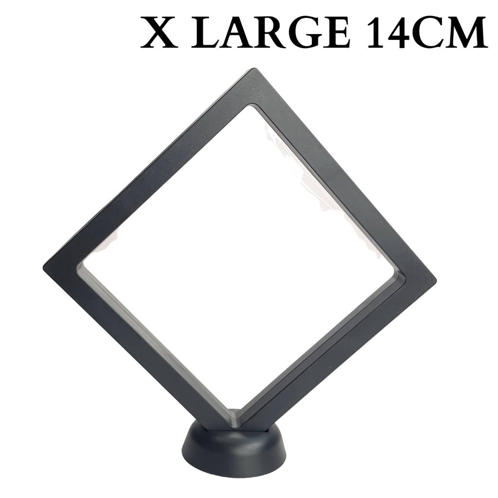 14cm X Large Square Floating Display Stand - Black