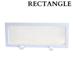 Rectangle Floating Display Stand - White
