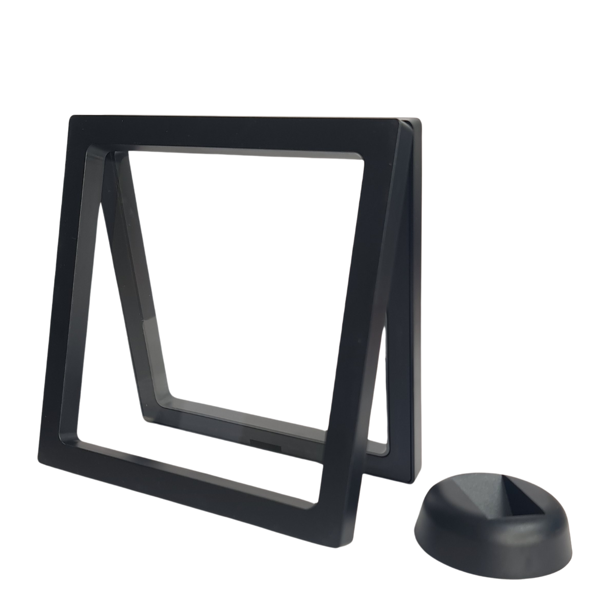 14cm X Large Square Floating Display Stand - Black
