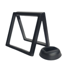 11cm Large Square Floating Display Stand - Black