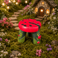 6cm Ladybug Fairy Garden Stools