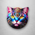Cat Ceramic Magnet Style 2