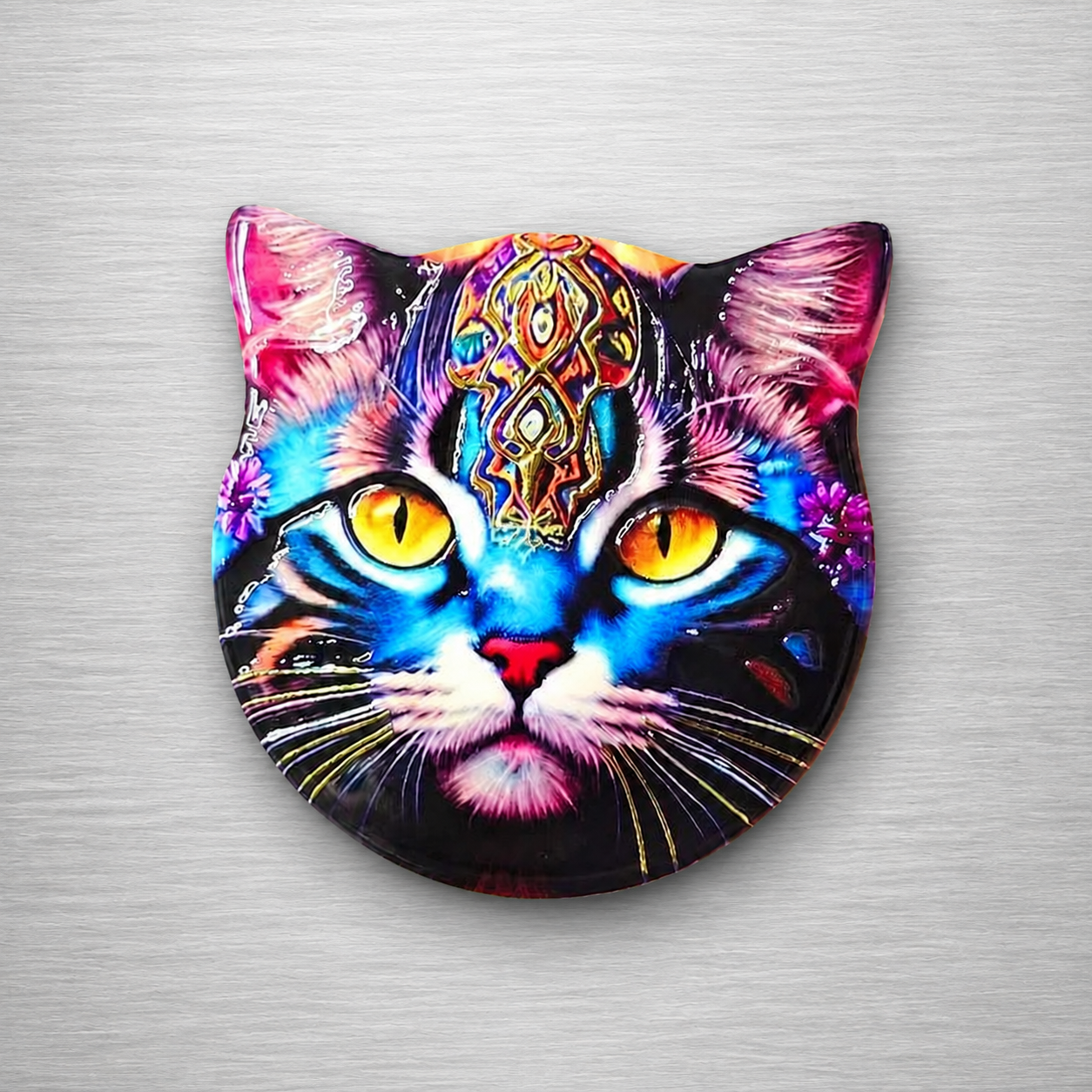 Cat Ceramic Magnet Style 2