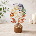 Chakra 21cm Gemstone Chip Tree