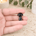 Black Obsidian 2cm Gemstone Mushroom