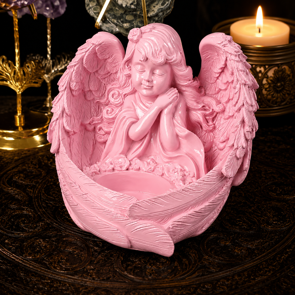 Pink Angel Sphere Stand