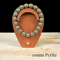 10mm Pyrite Gemstone Bracelet