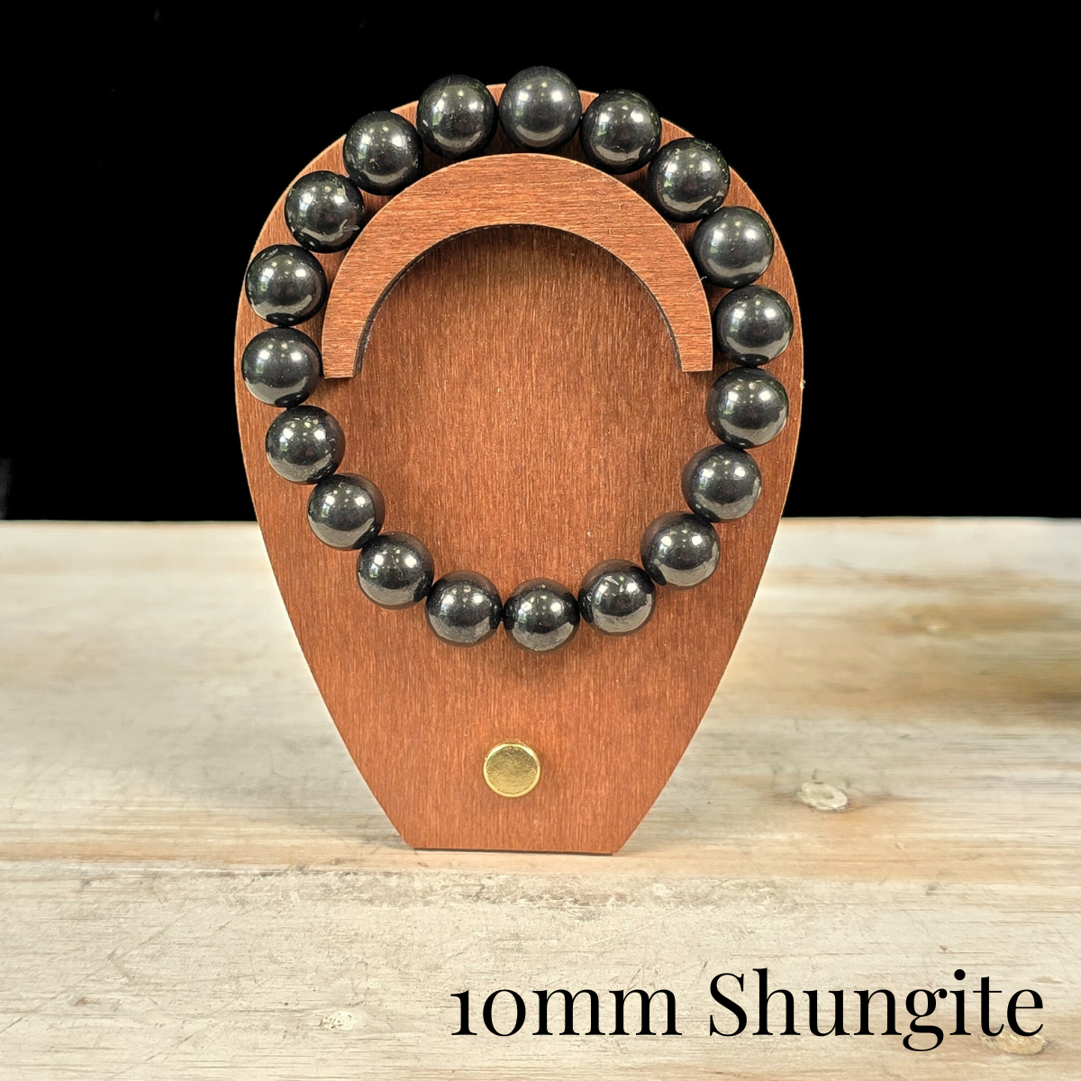 10mm Shungite Gemstone Bracelet