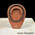 6mm Shungite Gemstone Bracelet