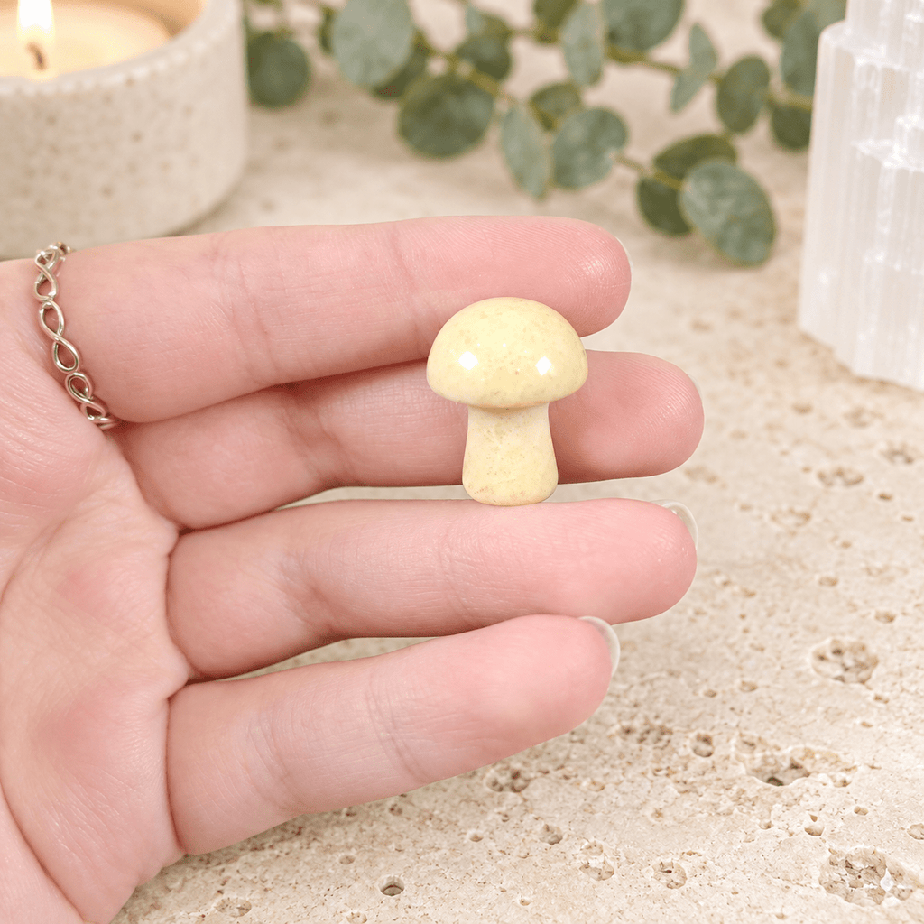 Yellow Aventurine 2cm Gemstone Mushroom