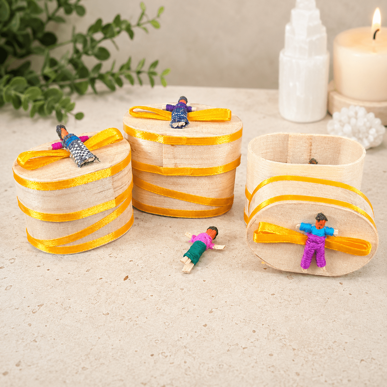 Guatemalan Worry Dolls - Yellow Box