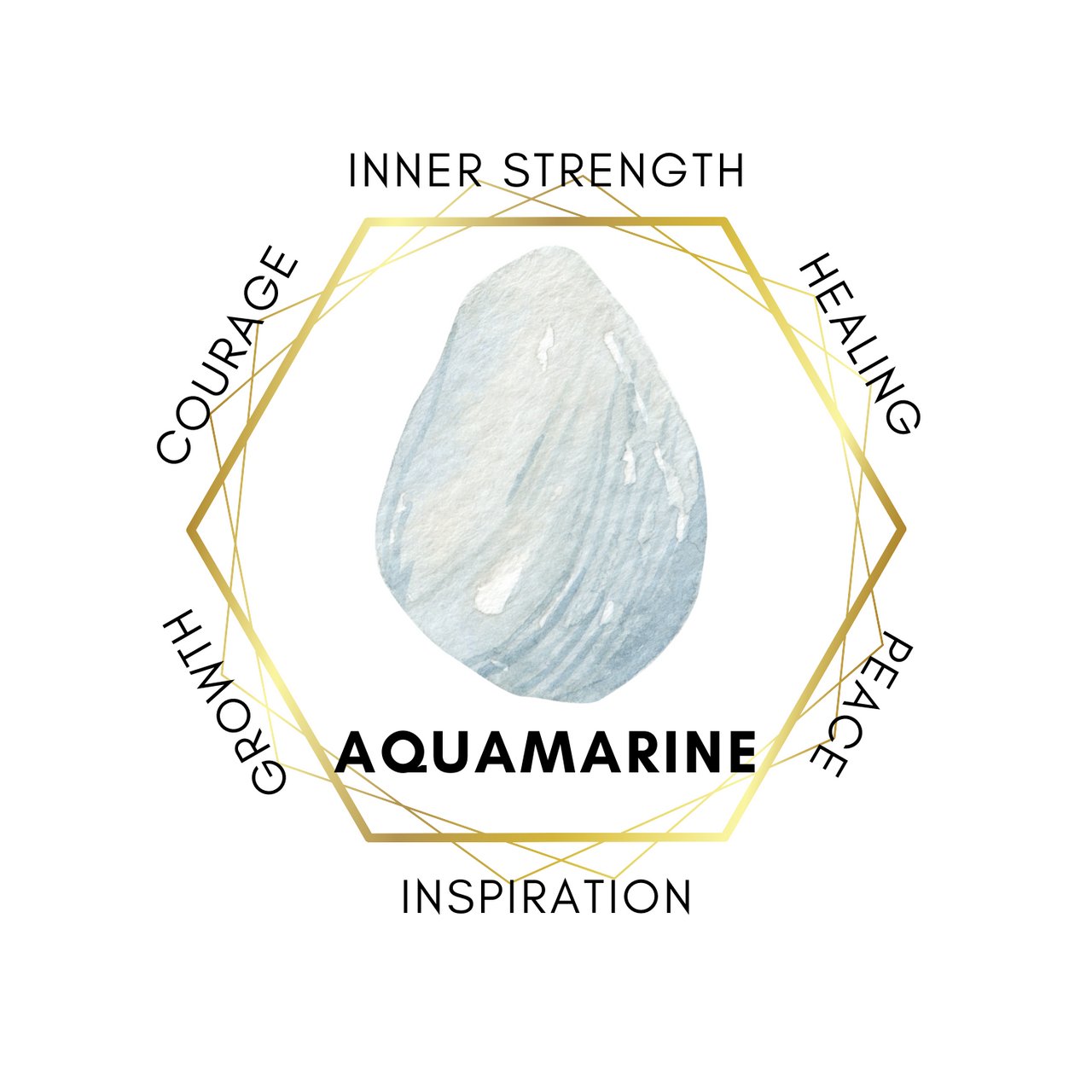 Gemstone Dragonfly - Aquamarine