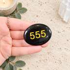 555 Obsidian Angel Number Palm - Big Changes Are Coming