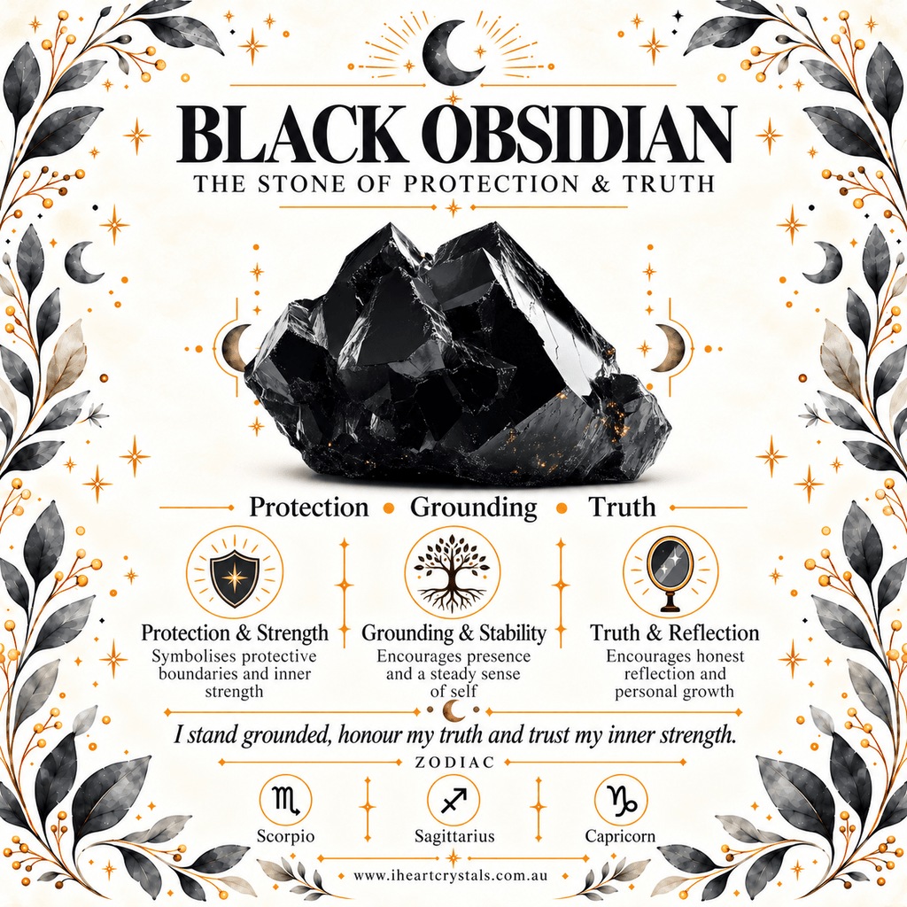 Black Obsidian Cat Gemstone Keyring