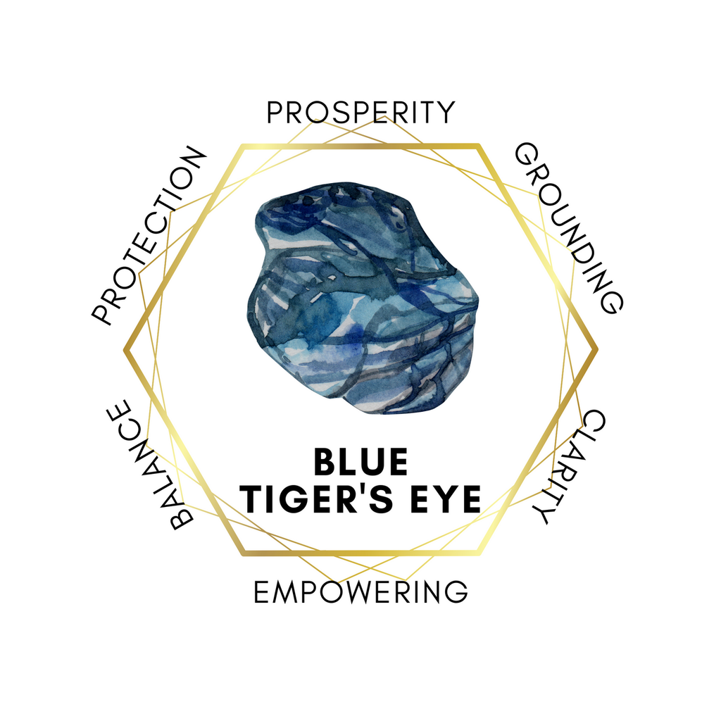 Blue Tiger Eye 75cm-80cm Chips Strand