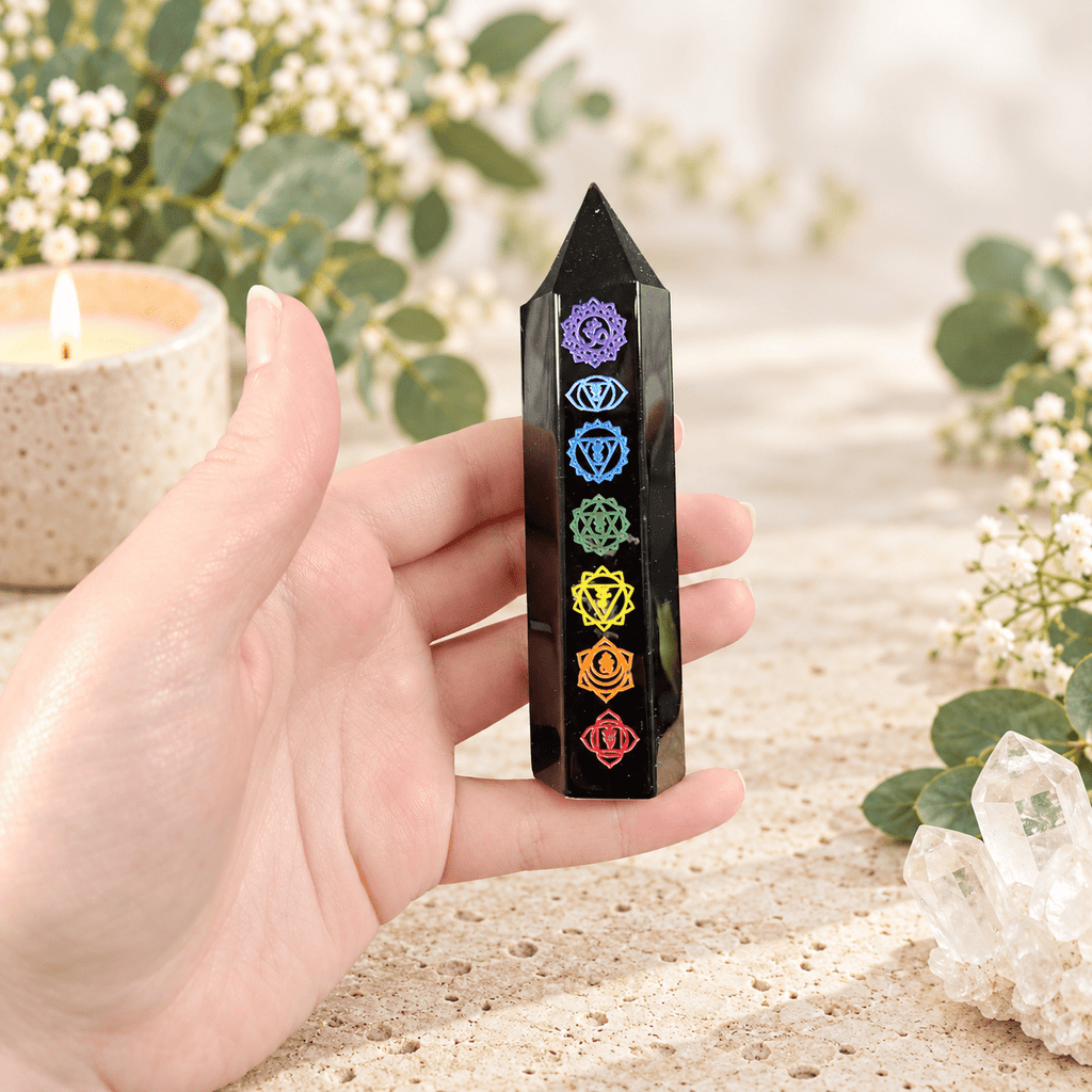 97g Chakra Print on Obsidian Tower