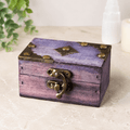Purple Wooden Treasure Chest