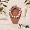 10mm Graphic Feldspar Gemstone Bracelet