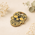 Skull Wooden Sphere Stand