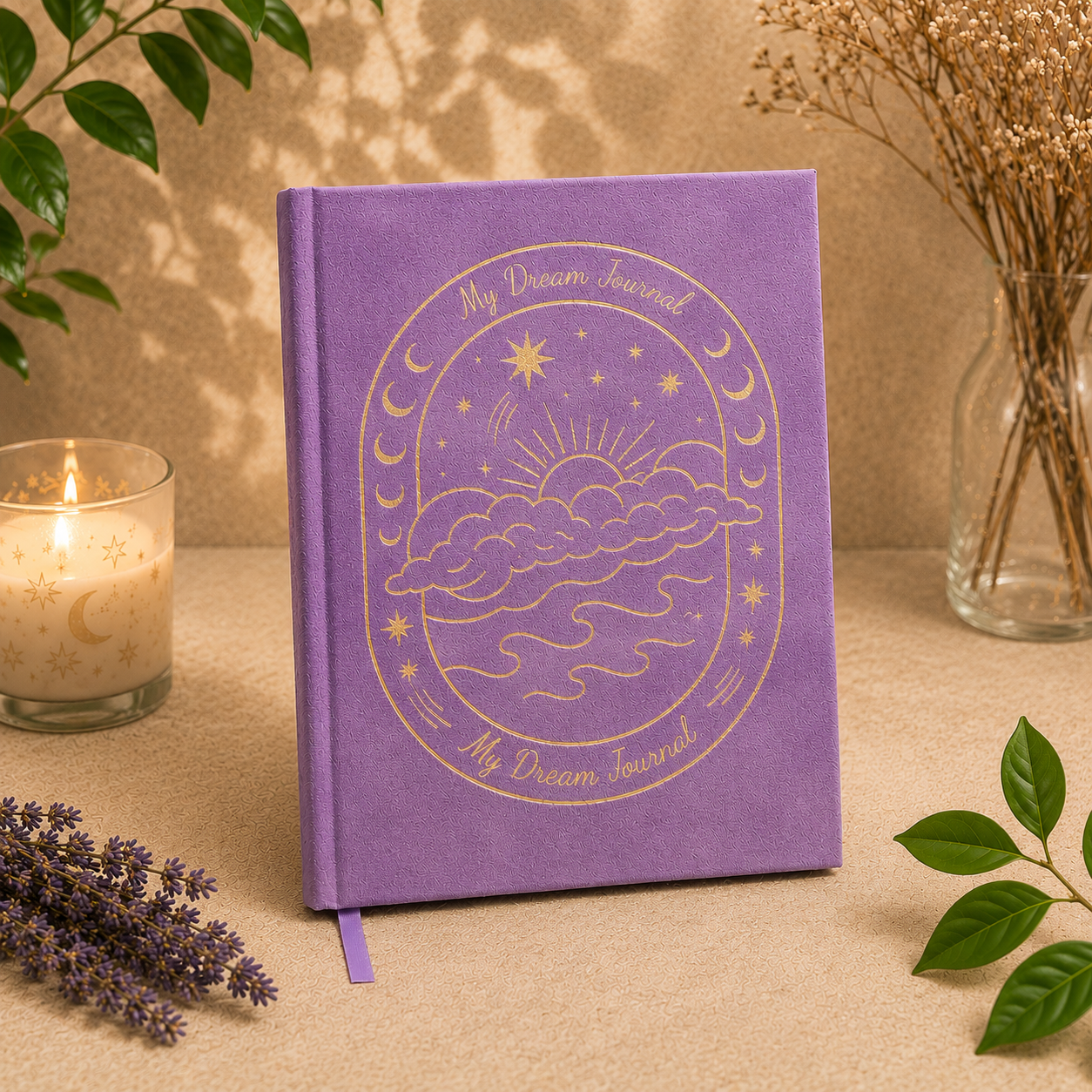 A5 Purple Celestial Dream Journal