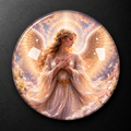 Angel 4cm Glass Magnet