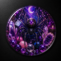 Spider with Crystals 4cm Glass Magnet