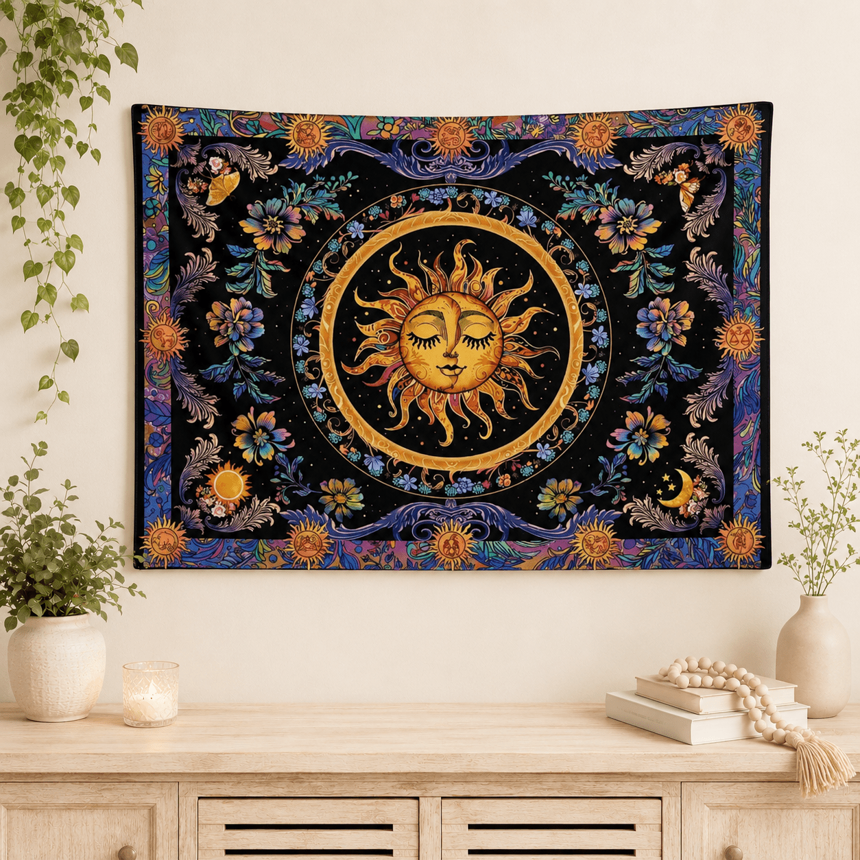 Sun & Moon Wall Hanging