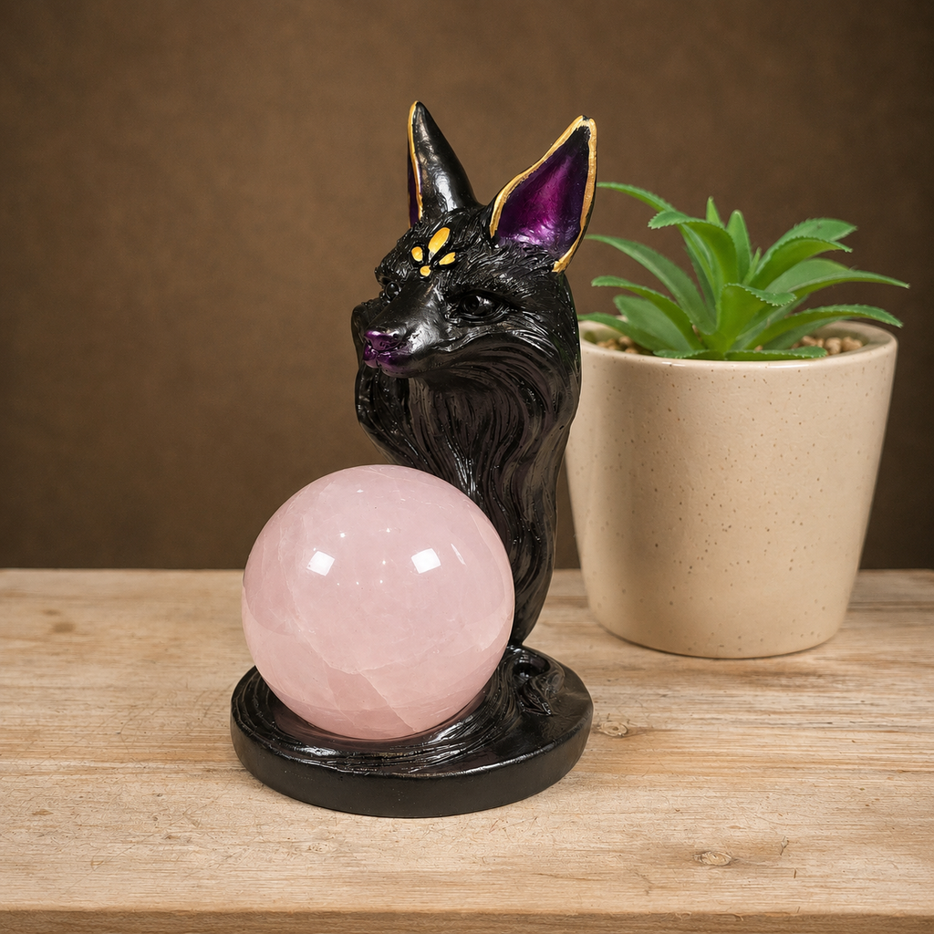 Black Fox Sphere Stand