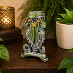 Green Triple Dragon Sphere Stand