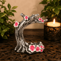 Silver Apple Blossom Sphere Stand