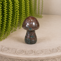 4cm Gemstone Mushroom - Ocean Jasper