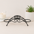 Black 3 Sphere Arch Metal Stand
