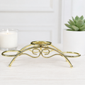 Gold 3 Sphere Arch Metal Stand
