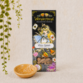 White Rabbit - Blackberry & Magnolia Wonderland Enchanted 40 Incense Cones & Ceramic Holder