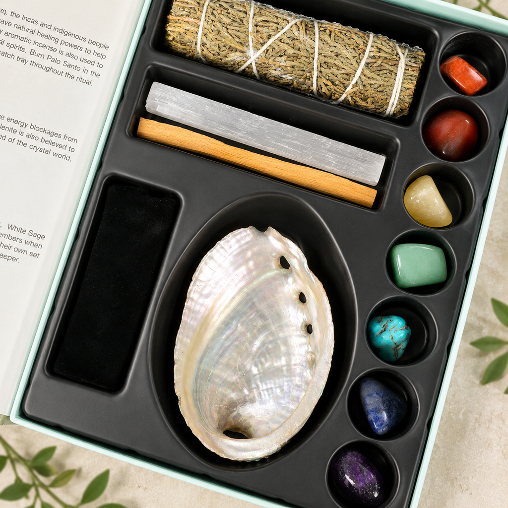 Divine Energy Smudge & Stone Wellness Kit