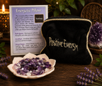 Amethyst Gemstone Energy Pillow
